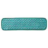Rubbermaid Commercial Microfiber Dust Pad, 18.5 x 5.5, Green (RCPQ412GRE)