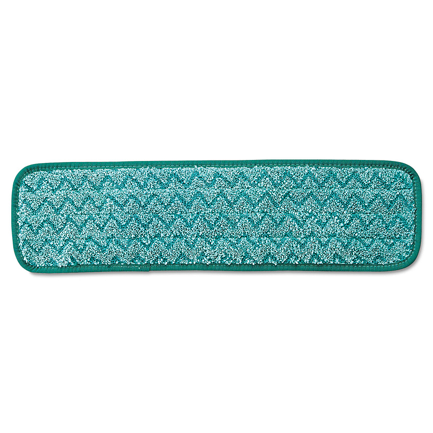Rubbermaid Commercial Microfiber Dust Pad, 18.5 x 5.5, Green (RCPQ412GRE)