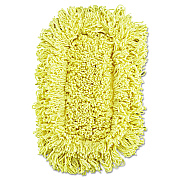 Rubbermaid Commercial Trapper Looped-End Dust Mop Head, 12 x 5, Yellow, 12/Carton (RCPJ15112CT)