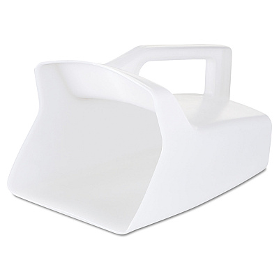 Rubbermaid Commercial Bouncer Bar/Utility Scoop, 64oz, White (RCP2885WHI)