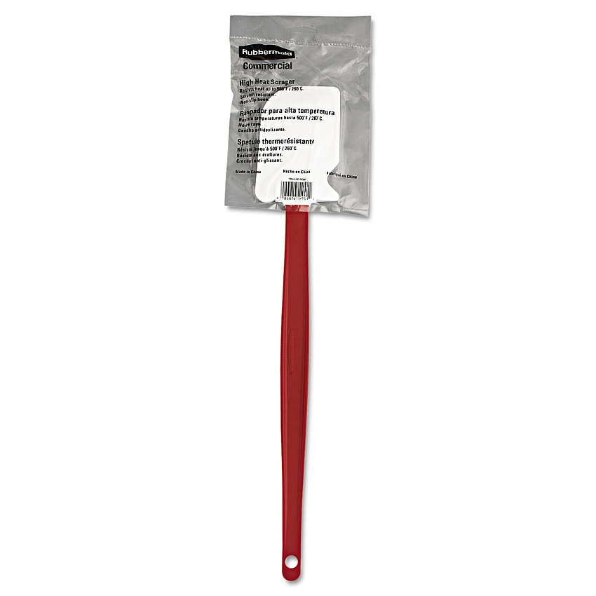 Rubbermaid Commercial High-Heat Cook's Scraper, 16 1/2", Red/White (RCP1964RED)