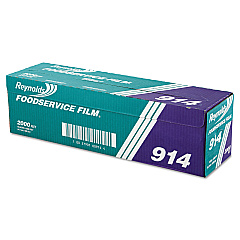 Reynolds Wrap PVC Film Roll with Cutter Box, 18" x 2,000 ft, Clear (RFP914)