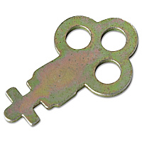 San Jamar Towel Dispenser Key, Fits Towel Dispensers R1500XC T1800WH, T1800XC, T1900SS, T1950XC, T1905XC, T800WH (SJMN13EZ)