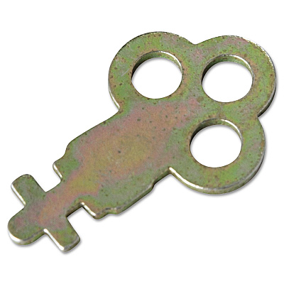 San Jamar Towel Dispenser Key, Fits Towel Dispensers R1500XC T1800WH, T1800XC, T1900SS, T1950XC, T1905XC, T800WH (SJMN13EZ)