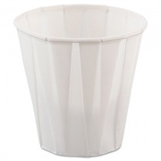 Dart Paper Medical and Dental Treated Cups, 3.5 oz, White, 100/Bag, 50 Bags/Carton (450)
