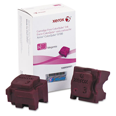 108R00991 Solid Ink Stick, 4,200 Page-Yield, Magenta, 2/Box