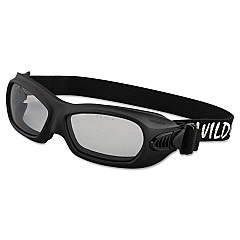 KleenGuard V80 WildCat Safety Goggles, Black Frame, Clear Lens (KCC20525)