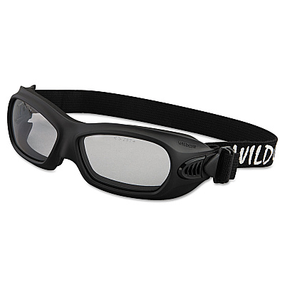 KleenGuard V80 WildCat Safety Goggles, Black Frame, Clear Lens (KCC20525)