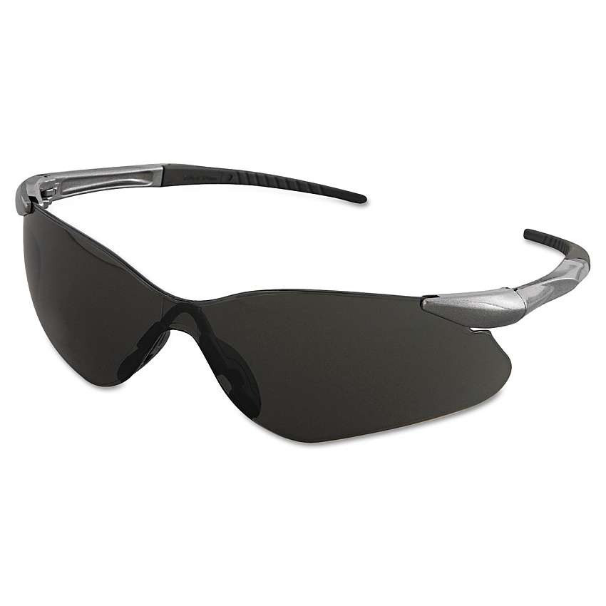 KleenGuard Nemesis VL Safety Glasses, Gunmetal Frame, Smoke Uncoated Lens (KCC25704)
