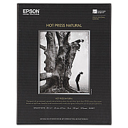 Epson Hot Press Fine Art Paper, 17 mil, 8.5 x 11, Smooth Matte Natural, 25/Pack (EPSS042317)