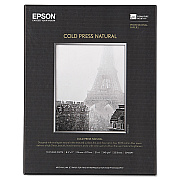 Epson Cold Press Fine Art Paper, 19 mil, 8.5 x 11, Textured Matte Natural, 25/Pack (EPSS042297)