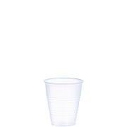 Dart High-Impact Polystyrene Cold Cups, 5 oz, Translucent, 100 Cups/Sleeve, 25 Sleeves/Carton (DCCY5CT)