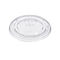 Solo Straw-Slot Cold Cup Lids, Fits 9 oz to 20 oz Cups, Clear, 100/Pack (DCC662TSPK)