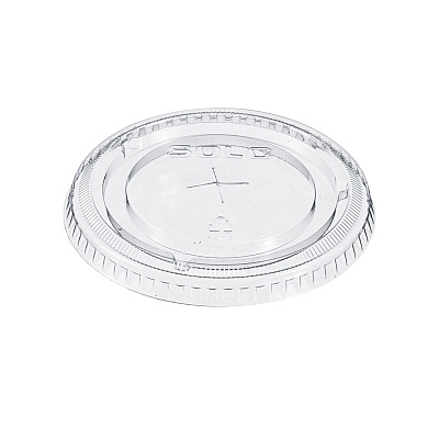 Solo Straw-Slot Cold Cup Lids, Fits 9 oz to 20 oz Cups, Clear, 100/Pack (DCC662TSPK)