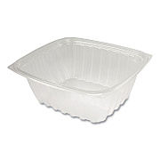 Dart ClearPac Containers, 32 oz, 9.4 x 6.8 x 2.1, Plastic, 63/Pack, 8 Pack/Carton (C32DER)