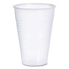 Dart High-Impact Polystyrene Cold Cups, 14 oz, Translucent, 50 Cups/Sleeve. 20 Sleeves/Carton (DCCY14)