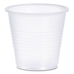 Dart High-Impact Polystyrene Cold Cups, 3.5 oz, Translucent, 100 Cups/Sleeve, 25 Sleeves/Carton (DCCY35)