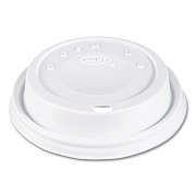 Solo Cappuccino Dome Sipper Lids, Fits 12 oz, White, 1,000/Carton (DCC12EL)