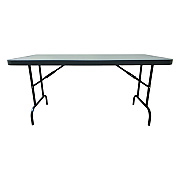 AbilityOne 7110017110901, SKILCRAFT Blow Molded Folding Tables, Rectangular, 60w x 30d x 29h, Charcoal Gray