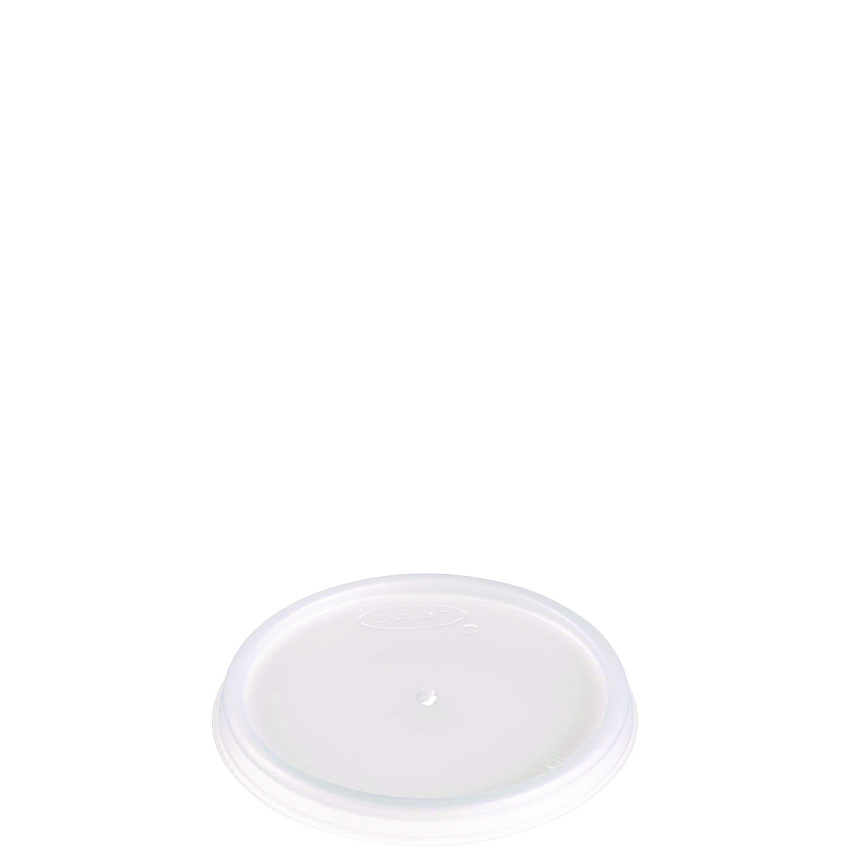Dart Plastic Lids, Fits 4 oz Cups, Vented, Translucent, 100/Pack, 10 Packs/Carton (DCC4JL)