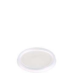 Solo Non-Vented Cup Lids, Fits 6 oz Cups, 2, 3.5, 4 oz Food Containers, Translucent, 1,000/Carton (DCC6JLNV)