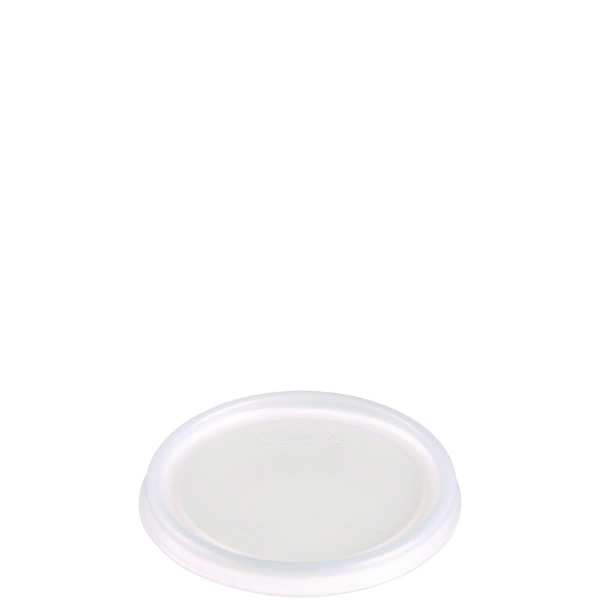 Solo Non-Vented Cup Lids, Fits 6 oz Cups, 2, 3.5, 4 oz Food Containers, Translucent, 1,000/Carton (DCC6JLNV)