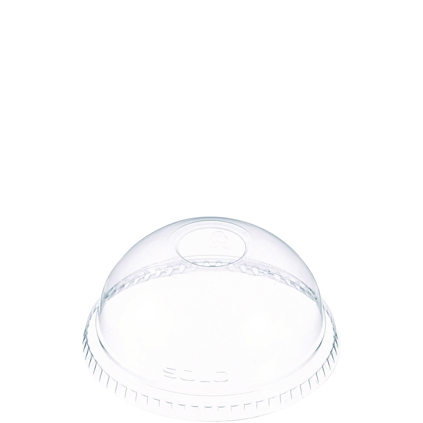 Solo Dome-Top Cold Cup Lids, Fits 16 oz, Clear, 1,000/Carton (DCCDLR662)