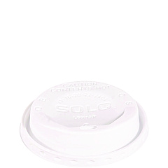 Solo The Gourmet Lid Hot Cup Lids for Trophy Plus, Fits 12 oz to 20 oz, White, 1,500/Carton (SCCLGXW2)