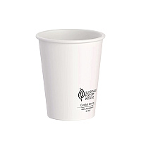 Solo Thermoguard Insulated Paper Hot Cups, 8 oz, White Sustainable Forest Print, 40/Pack (DCCDWTG8W)