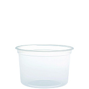 Dart MicroGourmet Food Container, 16 oz, Translucent, Plastic, 50/Pack, 10 Packs/Carton (DCCMN160100)
