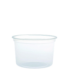 Dart MicroGourmet Food Container, 16 oz, Translucent, Plastic, 50/Pack, 10 Packs/Carton (DCCMN160100)