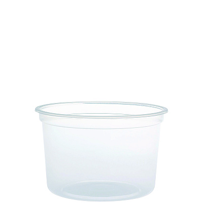 Dart MicroGourmet Food Container, 16 oz, Translucent, Plastic, 50/Pack, 10 Packs/Carton (DCCMN160100)