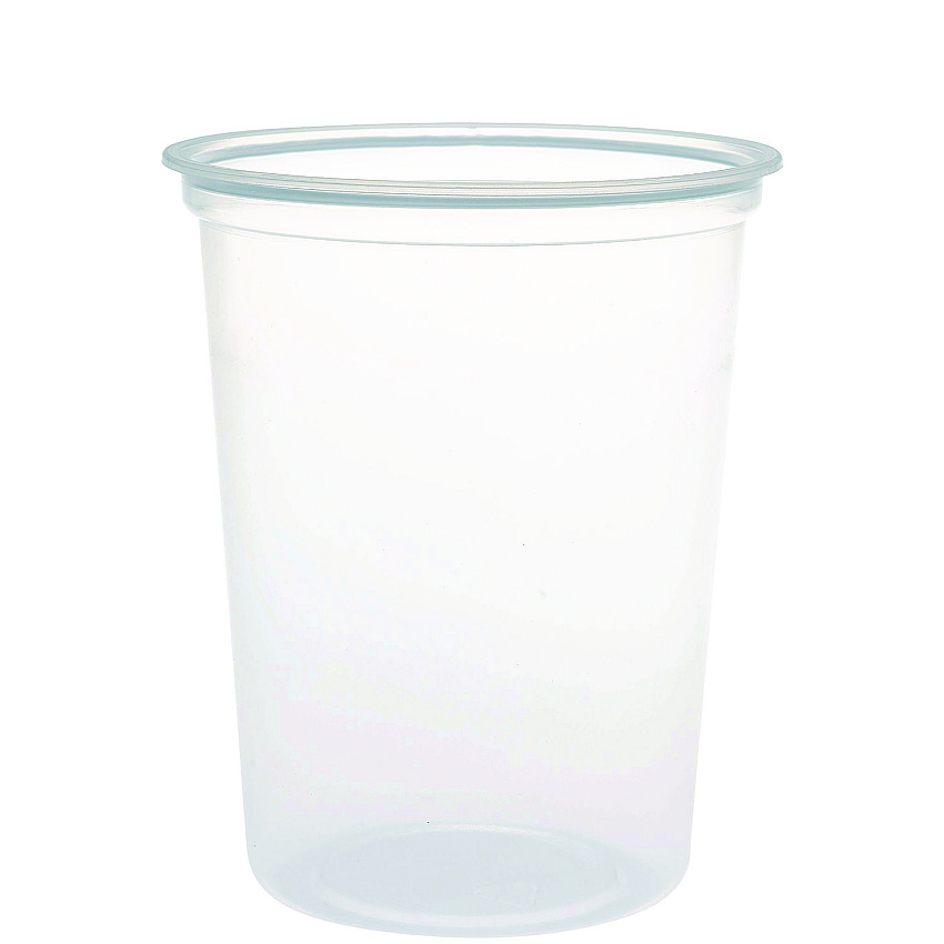 Dart Microgourmet Plastic Deli Container, 32 oz, 4.7" Diameter x 5.7"h, Clear, 500/Carton (DCCMN320100)