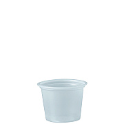 Dart Polystyrene Portion Cups, 1 oz, Translucent, 2,500/Carton (DCCP100N)