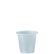 Dart Polystyrene Portion Cups, 1.25 oz, Translucent, 2,500/Carton (DCCP125N)