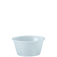 Dart Polystyrene Portion Cups, 2 oz, Translucent, 250/Bag, 10 Bags/Carton (DCCP200N)