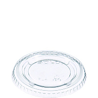 Dart Portion/Souffle Cup Lids, Fits 3.25 oz to 9 oz Cups, Clear, 125/Pack, 20 Packs/Carton (DCCPL4N)