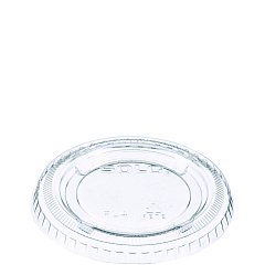 Dart Portion/Souffle Cup Lids, Fits 3.25 oz to 9 oz Cups, Clear, 125/Pack, 20 Packs/Carton (DCCPL4N)