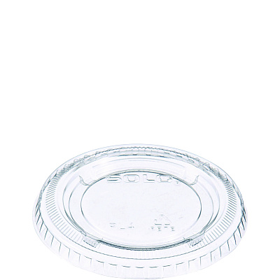 Dart Portion/Souffle Cup Lids, Fits 3.25 oz to 9 oz Cups, Clear, 125/Pack, 20 Packs/Carton (DCCPL4N)