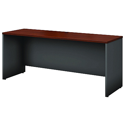 Bush Series C Collection 72W Credenza Shell, 71.13w x 23.38d x 29.88h, Hansen Cherry (BSHWC24426)