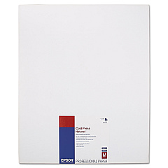 Epson Cold Press Fine Art Paper, 21 mil, 17 x 22, Textured Matte Natural, 25/Pack (S042301)