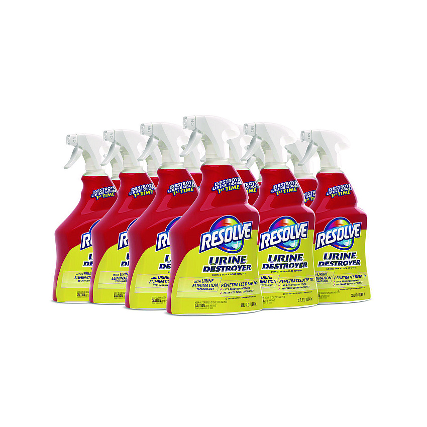 RESOLVE Urine Destroyer, Citrus, 32 oz Spray Bottle, 6/Carton (RAC99487)