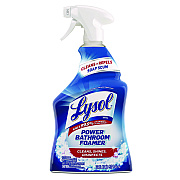 LYSOL Disinfectant Power Bathroom Foamer, Liquid, Atlantic Fresh, 32 oz Spray Bottle (RAC02699)