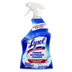 LYSOL Disinfectant Power Bathroom Foamer, Liquid, Atlantic Fresh, 32 oz Spray Bottle (RAC02699)