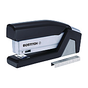 Bostitch InJoy One-Finger 3-in-1 Eco-Friendly Compact Stapler, 20-Sheet Capacity, Black (ACI1510)