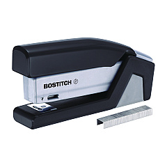 Bostitch InJoy One-Finger 3-in-1 Eco-Friendly Compact Stapler, 20-Sheet Capacity, Black (ACI1510)