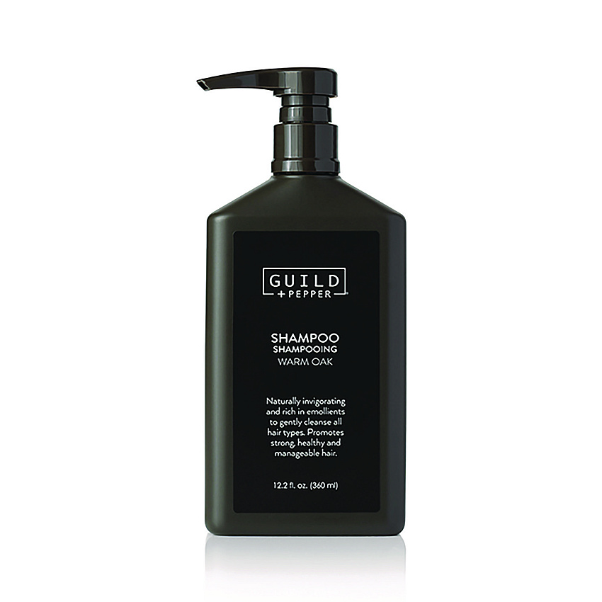 Guild+Pepper Shampoo, Warm Oak Scent, 12.2 oz, 12/Carton (GIS100302)