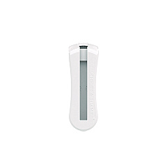 Gilchrist & Soames Pure by Gloss and Guild+Pepper ABS Mini Bracket - Screw Mount, 1.25 x 0.84 x 3.65, White, 48/Carton (GIS100320)
