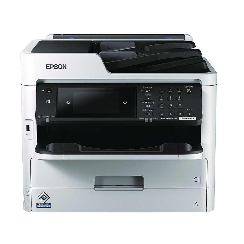 Epson WorkForce Pro WF-M5799 Inkjet Multifunction Printer, Copy/Fax/Print/Scan (EPSC11CG04201)
