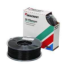 AbilityOne 7045017057352, SKILCRAFT 3D Printer Polylactic Acid Filament, 1 kg Spool, 2.85 mm, Black